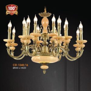 Đèn chùm đồng Verona Ø840*H620-E14*16