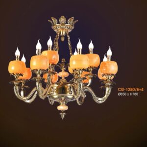 Đèn chùm nến đồng Ø850*H780