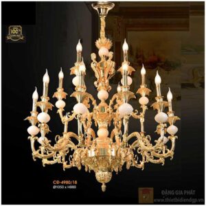 Đèn chùm đồng Ø1050xH880