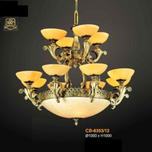 Đèn chùm đồng Ø1000xH1000
