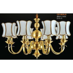 Đèn chùm đồng Verona Ø820*H450 - E14*8