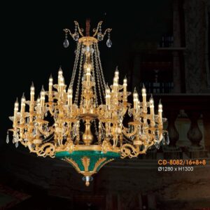 Đèn chùm nến đồng Veronia Ø1280*H1300