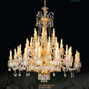 Đèn chùm nến pha lê VERONIA Ø1500*H1600