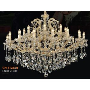 Đèn chùm nến pha lê L1200*H780