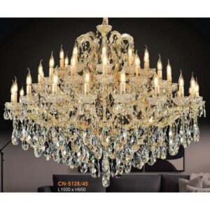 Đèn chùm nến pha lê L1500*H950