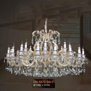 Đèn chùm nến pha lê VERONIA Ø1280*H750