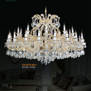 Đèn chùm nến pha lê VERONIA Ø1500*H1050