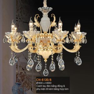Đèn chùm nến Verona Ø800*H660