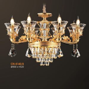 Đèn chùm nến pha lê Verona Ø800*H520