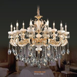 Đèn chùm nến pha lê Verona Ø1100*H850