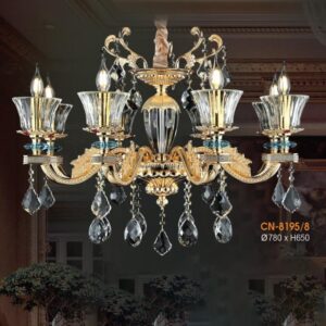 Đèn chùm nến pha lê Verona Ø780*H650