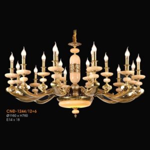 Đèn chùm nến đồng Verona Ø1160*H760 - E14*18