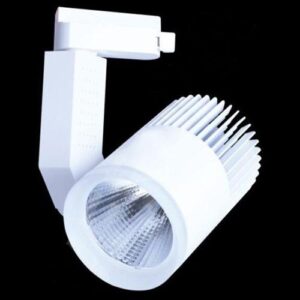 Đèn chiếu điểm thanh ray Led 20W - Ø90, Vỏ Trắng