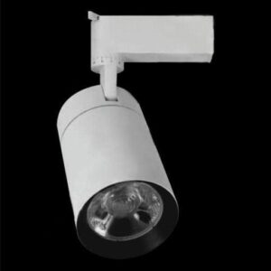 Đèn chiếu điểm thanh ray Led 30W - Ø80 - Vỏ Trắng