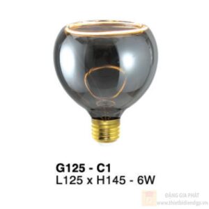 Bóng đèn trang trí G125-C1- L125*H145-6W