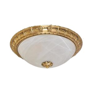 Đèn mâm Verona ốp trần Đồng Ø400 x H150