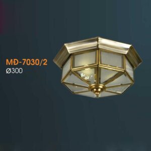 Đèn mâm Verona ốp trần Đồng Ø300