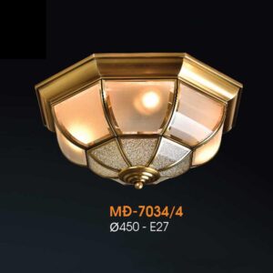 Đèn mâm Verona ốp trần Đồng Ø450, E27