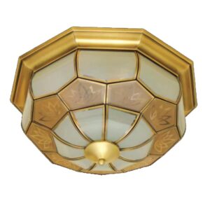 Đèn Mâm ốp trần đồng Verona Ø350