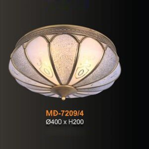 Đèn mâm Verona ốp trần Đồng Ø400 x H200