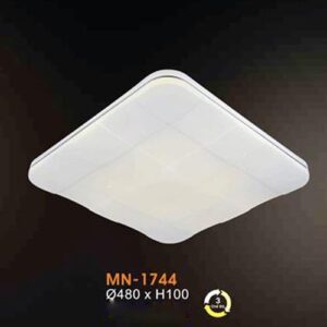 Đèn mâm Verona ốp trần Mica Ø480 x H100, ánh sáng 3 chế độ