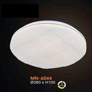 Đèn mâm Verona ốp trần Mica Ø380 x H100, ánh sáng 3 chế độ
