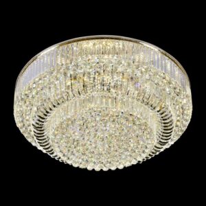 Đèn mâm Verona ốp trần pha lê Ø1000 x H350, LED SMD, ánh sáng 3 chế độ