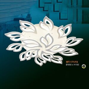 Đèn mâm Verona ốp trần Led Ø950 x H150, có remote, ánh sáng 3 chế độ