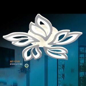 Đèn mâm Verona ốp trần Led Ø600 x H150, có remote, ánh sáng 3 chế độ