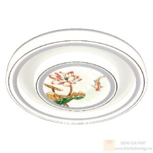 Đèn mâm ốp trần mica Verona Ø500*H100 - 3 chế độ