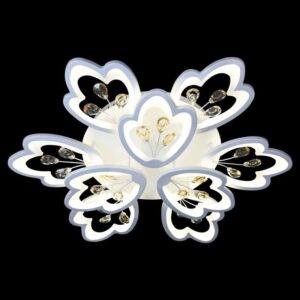 Đèn mâm Verona ốp trần Led Ø800 x H100, LED SMD, ánh sáng 3 chế độ, có remote