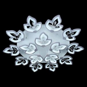 Đèn mâm Verona ốp trần Led Ø1000 x H100, LED SMD, ánh sáng 3 chế độ, có remote