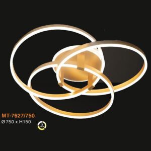 Đèn mâm Verona ốp trần Led Ø750 x H150, ánh sáng 3 chế độ