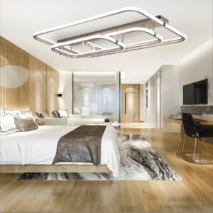 Đèn mâm trang trí 3 màu Veronia Ø1100*650*H200 + Remote