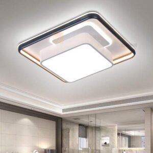 Đèn mâm ốp trần vuông trang trí Verona Ø550*H100 - ánh sáng 3 màu