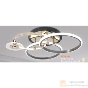 Đèn Mâm Led có remote tăng giảm ánh sáng Verona Ø580*H180 - 3 chế độ