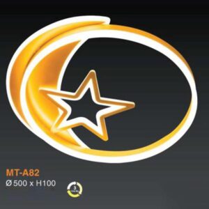 Đèn mâm trang trí 3 màu Ø500*H100