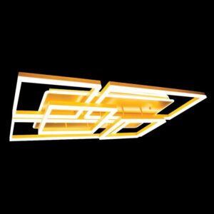 Đèn mâm trang trí 3 màu Ø1100*750*H150