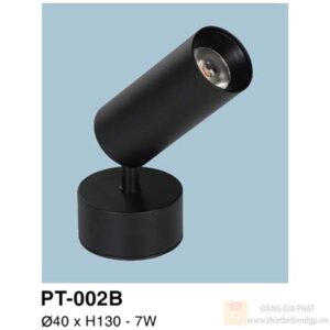 Đèn rọi chiếu điểm Verona Ø40*H130 - 7W - vỏ đen