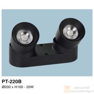 Đèn rọi chiếu điểm Verona Ø200*H100 - 20W - vỏ đen
