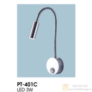 Đèn chiếu điểm Led 3W Vỏ Inox Gắn Tường