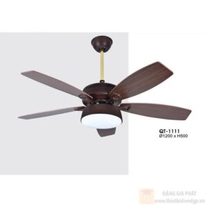 Quạt trần đèn Verona QT-1111 Ø1200 x H500