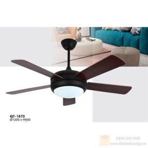 Quạt trần đèn Verona QT-1870 Ø1200 x H500