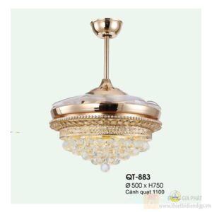 Quạt trần đèn Verona QT-883 Ø500 x H750