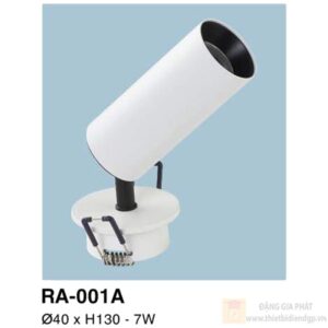 Đèn âm trần chiếu điểm Verona Ø40*H130 - 7W - vỏ trắng