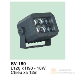 Đèn chiếu quang cảnh Verona L120*H90 -18W - chiếu xa 12m