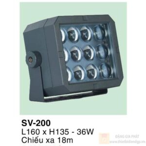 Đèn chiếu quang cảnh Verona L160*H135 -36W - chiếu xa 18m