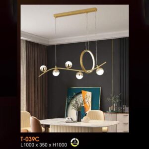 Đèn treo trang trí Verona L1000*350*H1000 - ánh sáng 3 màu