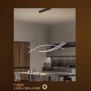 Đèn treo trang trí Verona L1000*300*H1000 - ánh sáng 3 màu