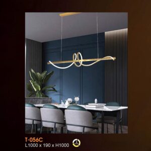 Đèn treo trang trí Verona L1000*190*H1000 - ánh sáng 3 màu